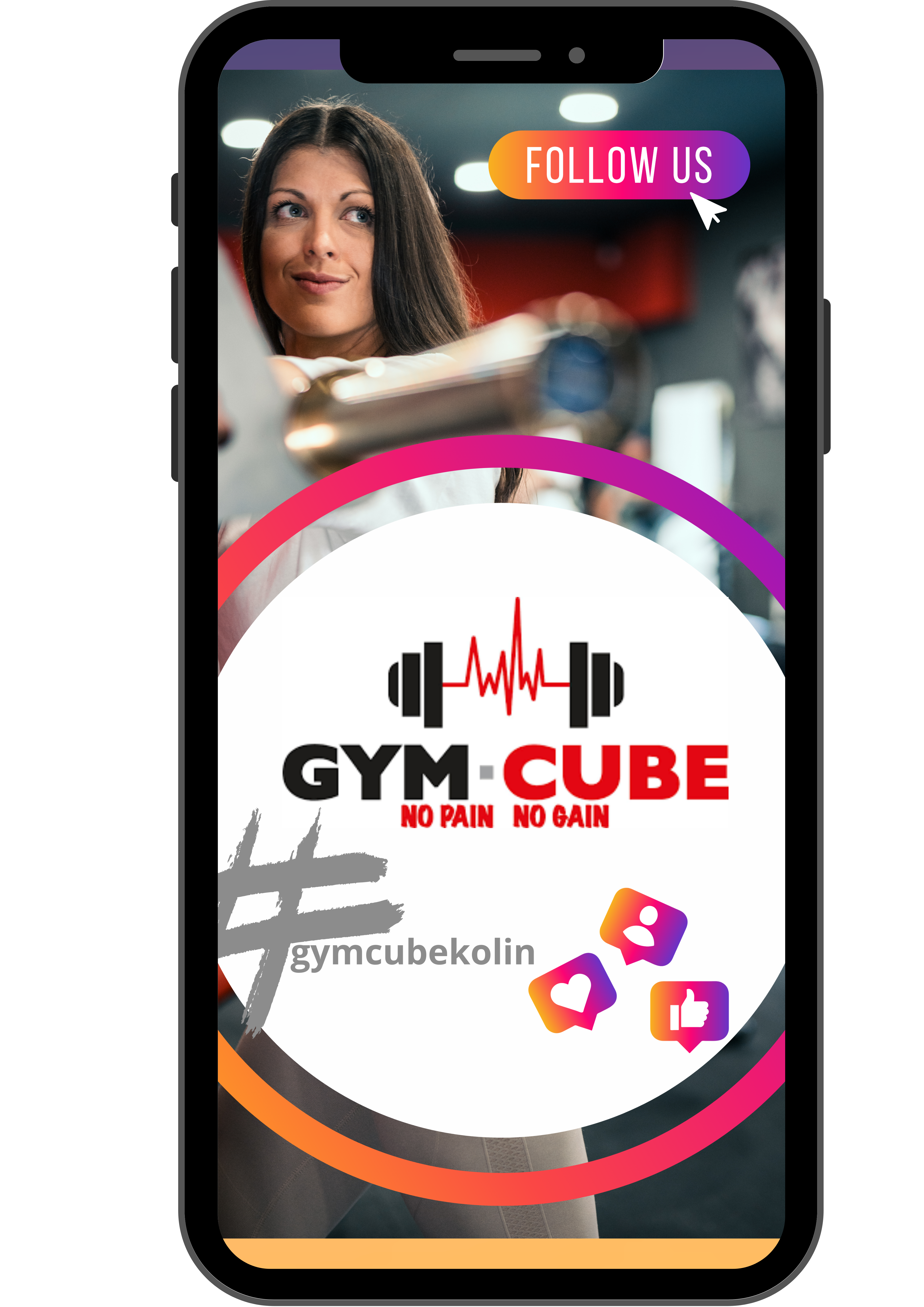 instagram gym cube